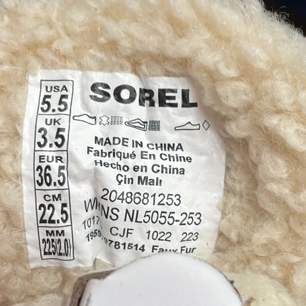 Sorel Kinetic Impact Caribou Boot Camel Brown Waterproof Suede NL5055-253 5.5